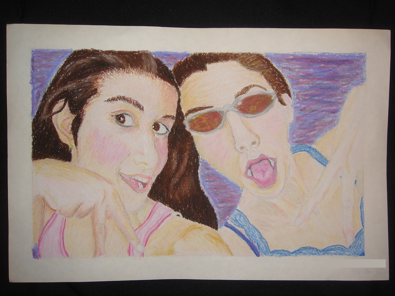 oil pastel on paper (circa 2006)